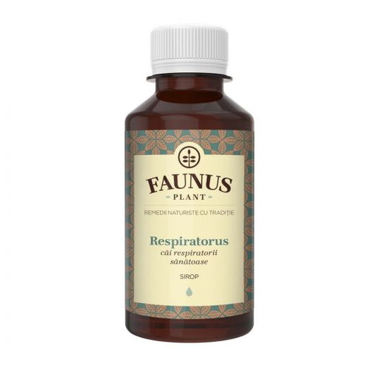 Sirop pentru tuse Respiratorus, 200ml, Faunus Plant