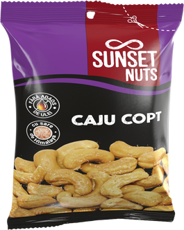Caju copt in sare de Himalaya, 50g, Sunset Nuts