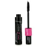 Rimmel Glam´ Eyes Day 2 Night mascara pentru volum și alungire 2 in 1 culoare 001 Black 9.5 ml