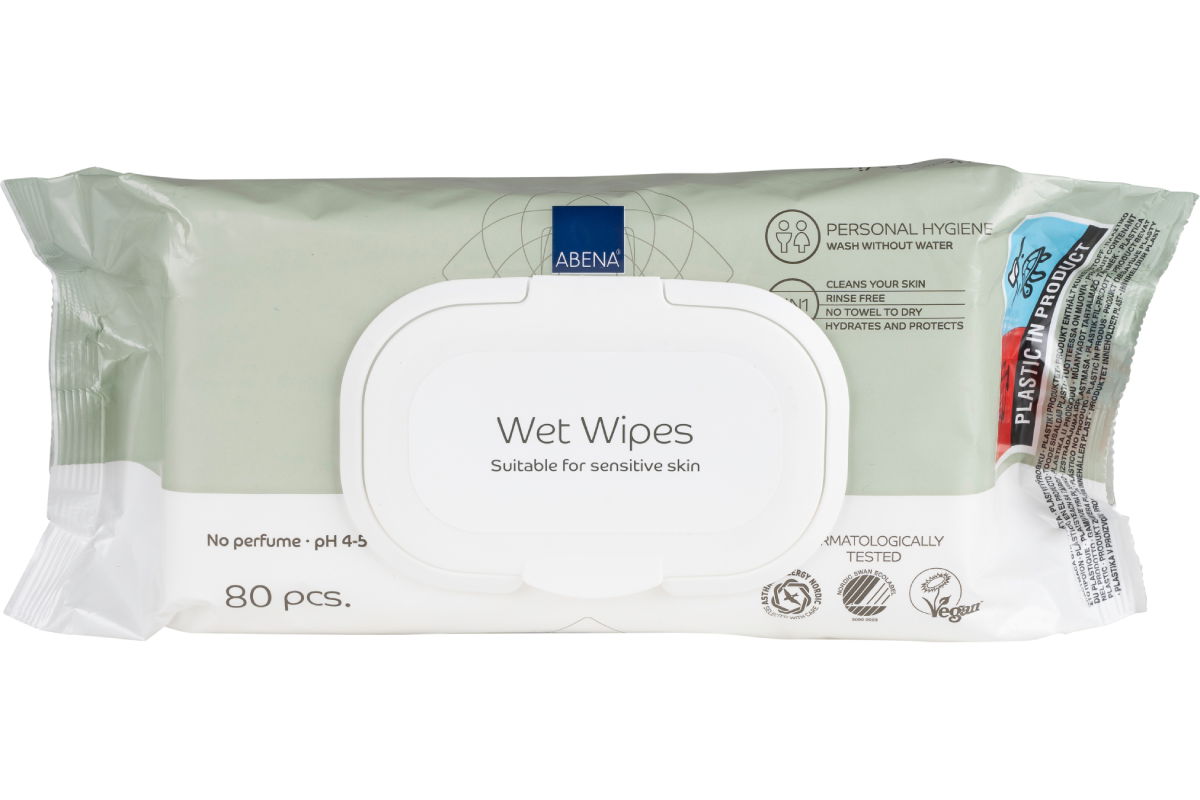 Servetele umede 20x27cm, 80 bucati, Abena