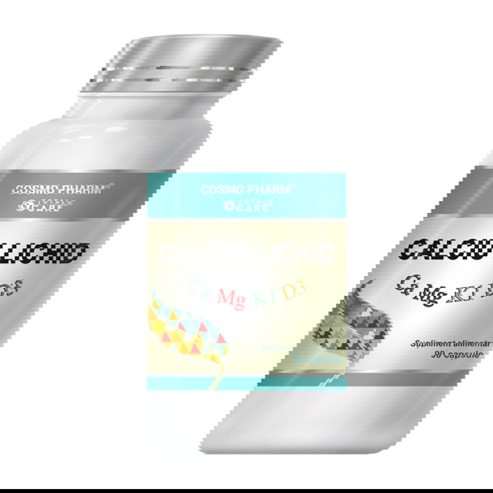 Calciu lichid, 90 capsule, Cosmopharm
