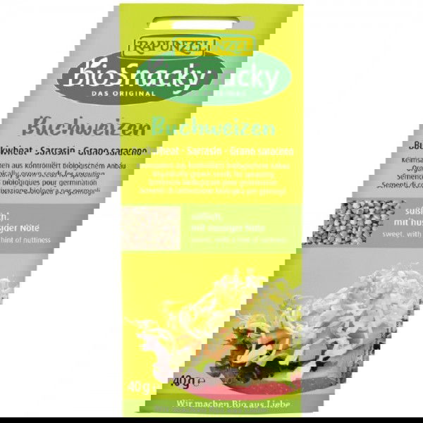 Seminte de hrisca bio pentru germinat BioSnacky, 40g, Rapunzel