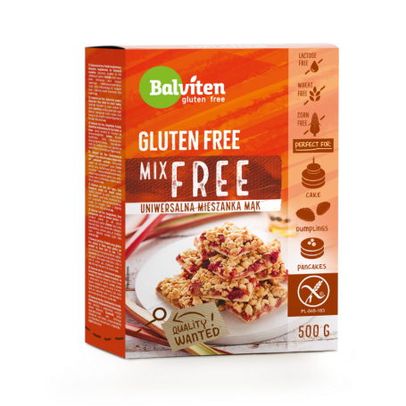 Mix de faina universala fara gluten, 500g, Balviten