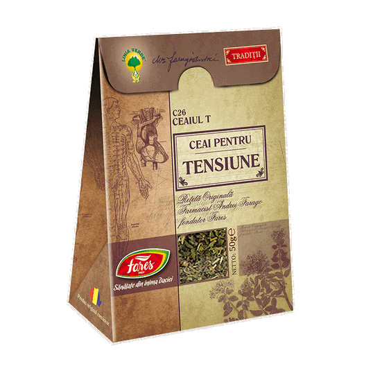 Ceai pentru tensiune C26, 50g, Fares