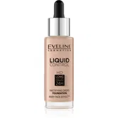 Eveline Cosmetics Liquid Control fond de ten lichid pipeta culoare 025 Light Rose 32 ml