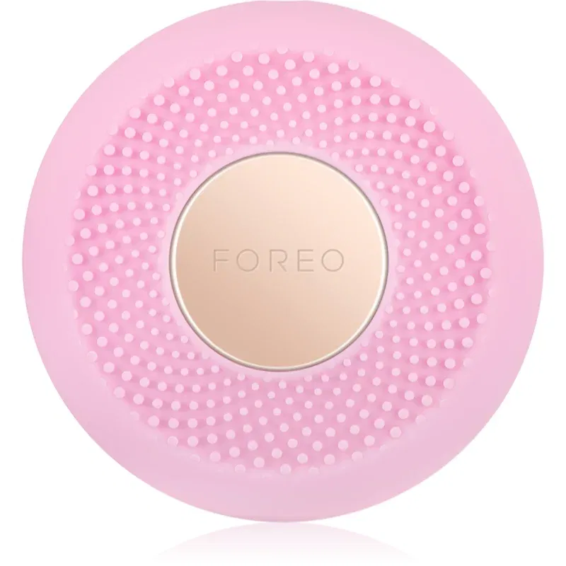 FOREO UFO™ Mini aparat sonic pentru accelerarea efectului măștilor de ten pachet pentru calatorie Pearl Pink 1 buc