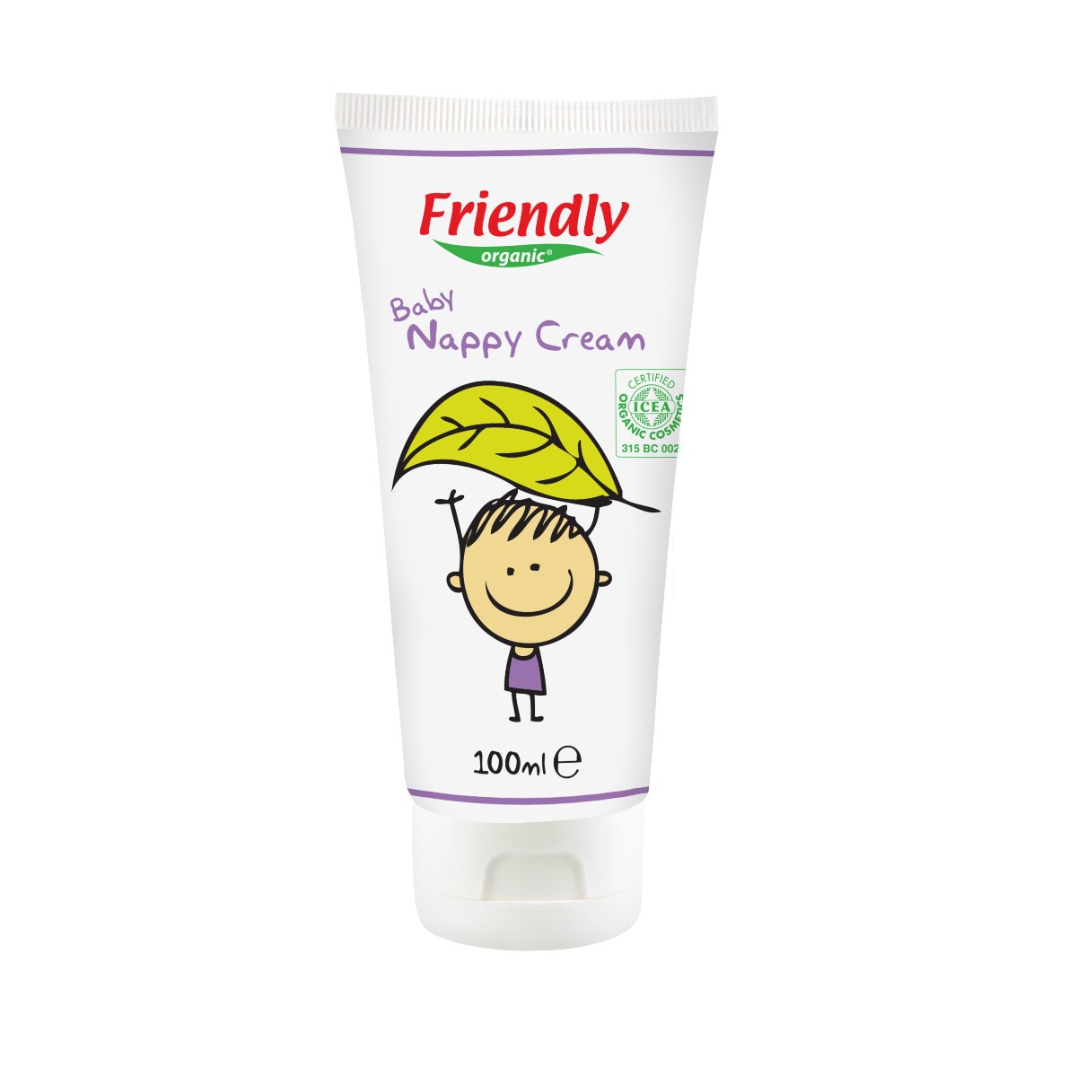 Crema pentru zona scutecului, 100ml, Friendly Organic