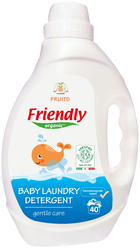 Detergent de rufe cu miros de fructe, 2000ml, Friendly Organic