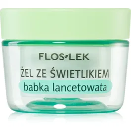 FlosLek Laboratorium Eye Care Gel pentru jurul ochilor cu patlagina si luminator medicale 10 g