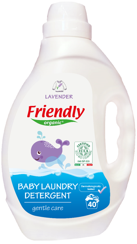 Detergent de rufe cu lavanda, 2000ml, Friendly Organic