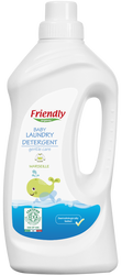 Detergent de rufe pentru bebe Marsilia, 1000ml, Friendly Organic