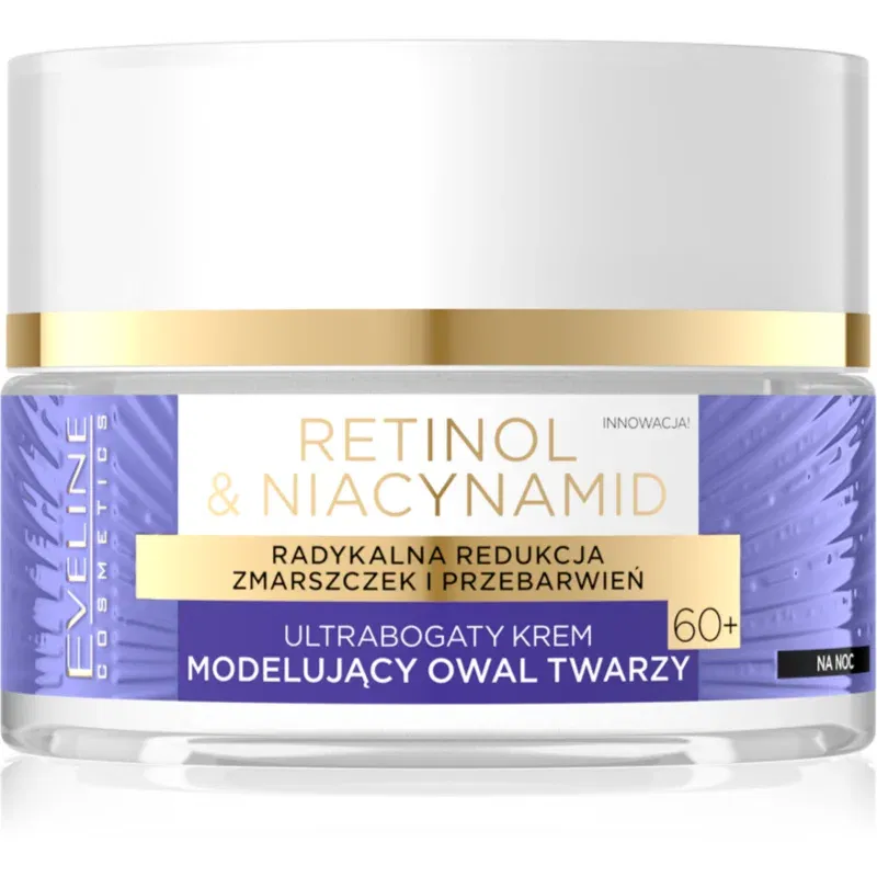 Eveline Cosmetics Retinol & Niacynamid crema regeneranta de noapte 60+ 50 ml