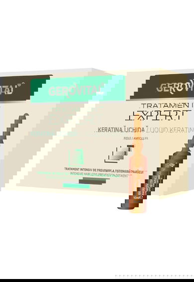 Keratina lichida Tratamet Expert, 10 fiole x 10ml, Gerovital