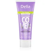 Delia Cosmetics It's Real Cover acoperire make-up culoare 205 caramel 30 ml