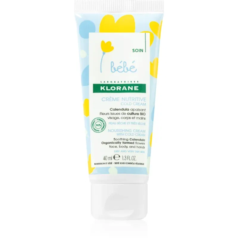 Klorane Bébé Nutrition crema nutritiva pentru copii 40 ml