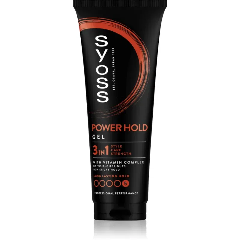 Syoss Power Hold gel de modelare cu fixare foarte puternica 250 ml