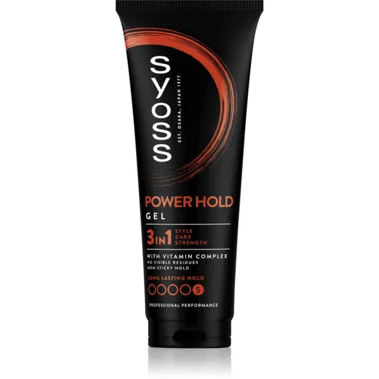 Syoss Power Hold gel de modelare cu fixare foarte puternica 250 ml