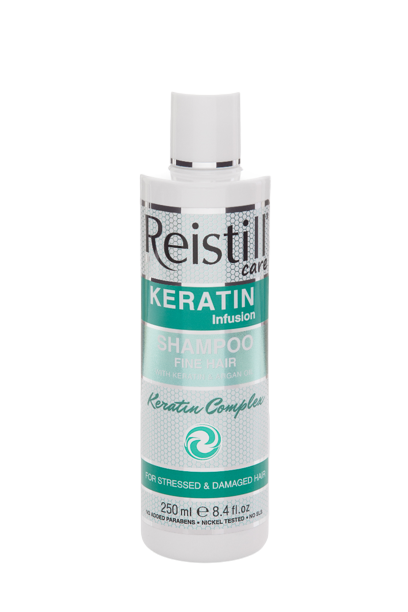 Sampon reparator pentru par fin Keratin Infusion, 250ml, Reistill