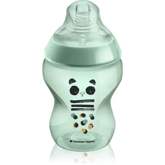 Tommee Tippee Closer To Nature Anti-colic Pip the Panda biberon pentru sugari Slow Flow 0m+ 260 ml