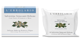 L'Erbolario Servetele demachiante 006, 20 bucati