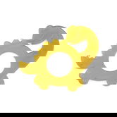 Inel pentru dentitie din cauciuc natural organic Dinozaur 639-00, 1 bucata, Grunspecht