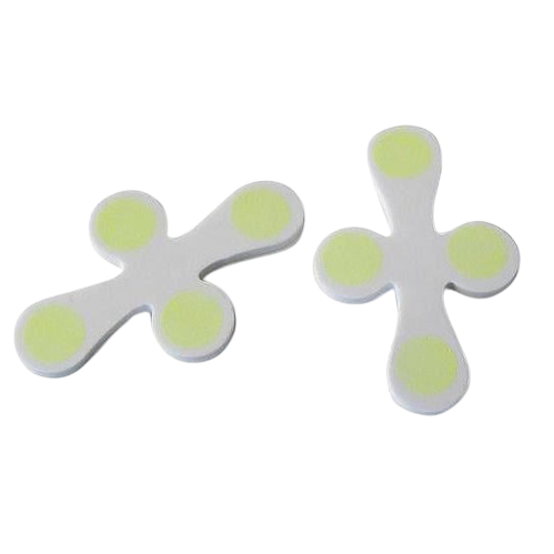 Protectii fosforescente din poliuretan pentru colturi 8398B, 4 bucati, Reer