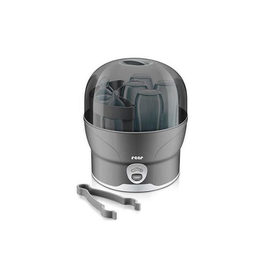 Sterilizator biberoane cu abur fierbinte in 10 minute Vapomat S 36021, 6 biberoane, Reer