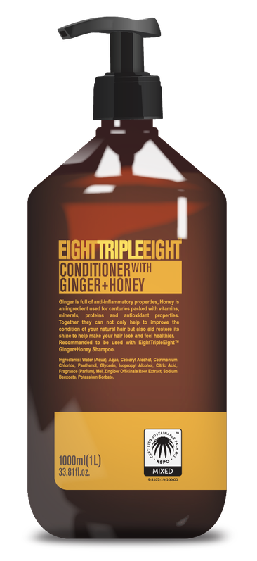 Balsam cu ghimbir si miere, 1000ml, Eight Triple Eight