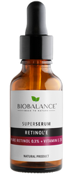 Ser de fata Retinol'e Retinol pur 0,3 + Vitamina E 2% Super Serum, 30ml, Bio Balance