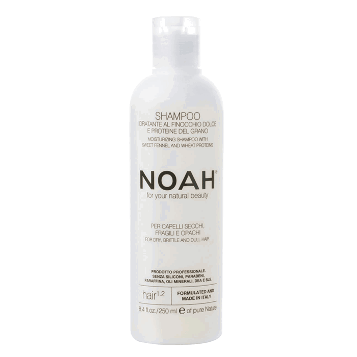 Sampon natural hidratant cu fenicul pentru par uscat fragil si lipsit de stralucire (1.2), 250ml, Noah