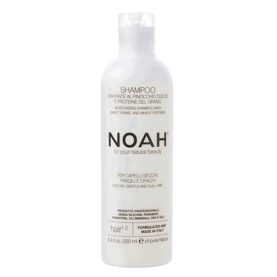 Sampon natural hidratant cu fenicul pentru par uscat fragil si lipsit de stralucire (1.2), 250ml, Noah