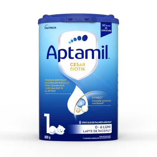 Lapte de inceput 0-6 luni CESAR-BIOTIK 1, 800g, Aptamil