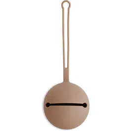 Mushie Silicone Pacifier Holder Case cutie pentru suzetă Natural 1 buc