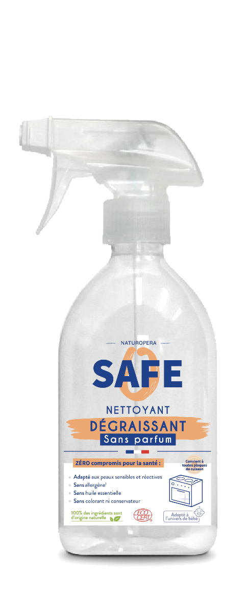 Degresant bio multisuprafete cu pulverizator si fara parfum sau alergeni, 500ml, Safe