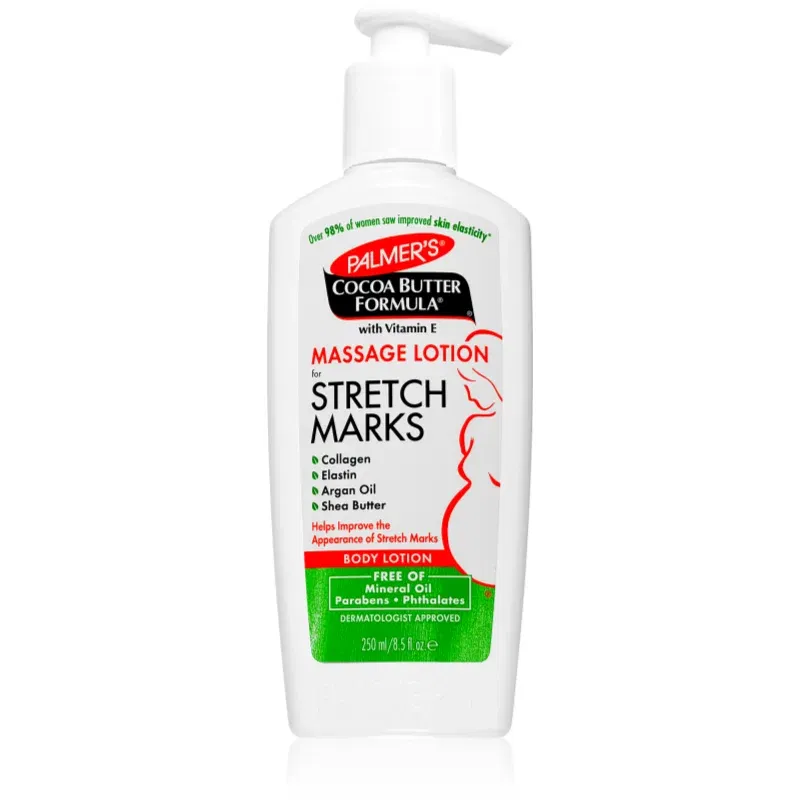 Palmer’s Pregnancy Cocoa Butter Formula lapte de corp pentru masaj impotriva vergeturilor 250 ml