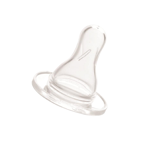 Tetina din silicon rotunda pentru +3 luni 302, 1 bucata, Bebe D' Or