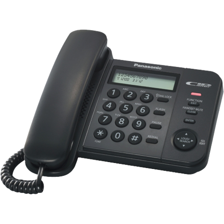 Telefon Analogic Panasonic TS560FXB Afisaj LCD Caller ID Negru