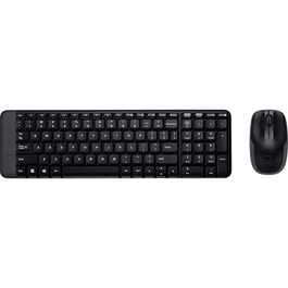 Kit tastatura si mouse Logitech MK220 Black