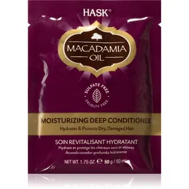 HASK Macadamia Oil balsam hidratant pentru par uscat, deteriorat si tratat chimic 50 ml