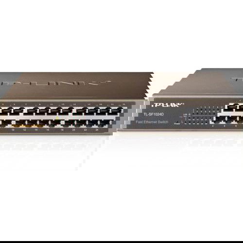 Switch TP-Link TL-SF1024D 24 porturi x 10/100Mbps Auto MDI / MDIX