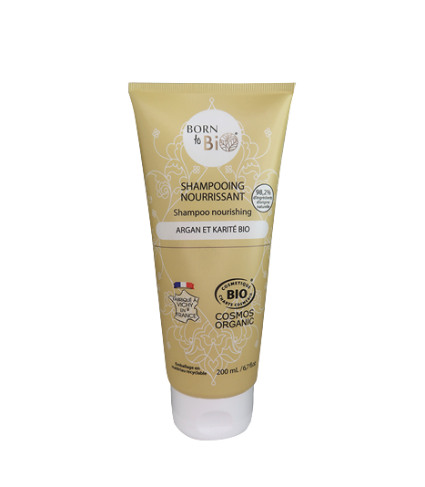 Sampon bio nutritiv cu argan si unt shea, 200ml, Born to Bio