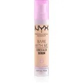 NYX Professional Makeup Bare With Me Concealer Serum hidratant anticearcan 2 in 1 culoare 03 Vanilla 9,6 ml