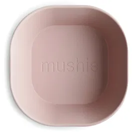 Mushie Square Dinnerware Bowl bol Blush 2 buc