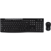 Kit tastatura si mouse Logitech Wireless Desktop MK270 USB 2.0 Negru