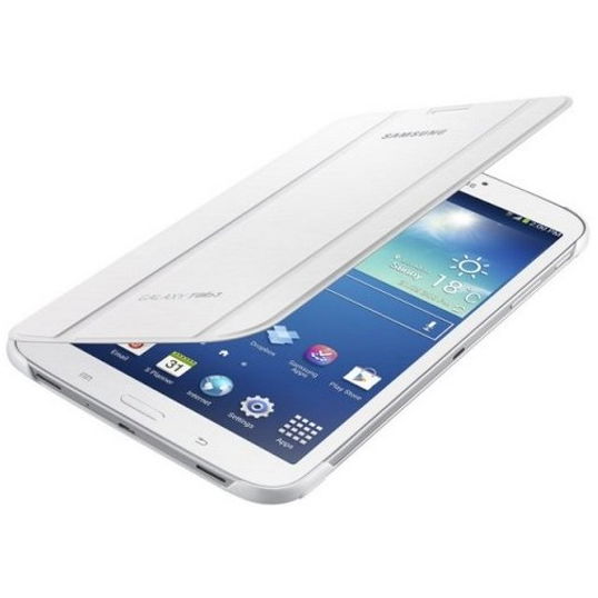Husa tableta Samsung Book Cover White pentru SM-T210 Galaxy Tab 3