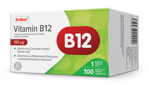 Dr. Max Vitamina B12 100mcg, 100 comprimate filmate