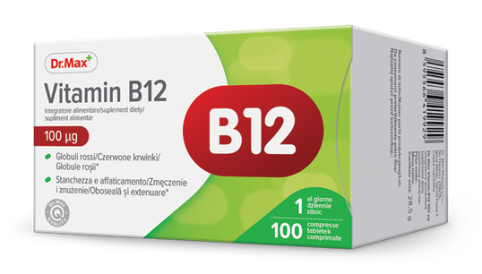 Dr. Max Vitamina B12 100mcg, 100 comprimate filmate