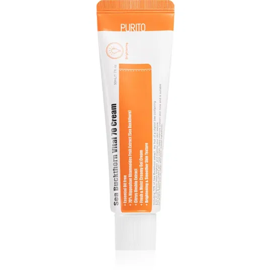 Purito Sea Buckthorn Vital 70 crema hidratanta si calmanta conține cătină 50 ml