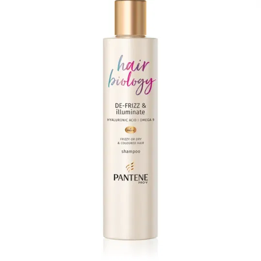 Pantene Hair Biology De-Frizz & Illuminate șampon pentru par uscat si vopsit 250 ml