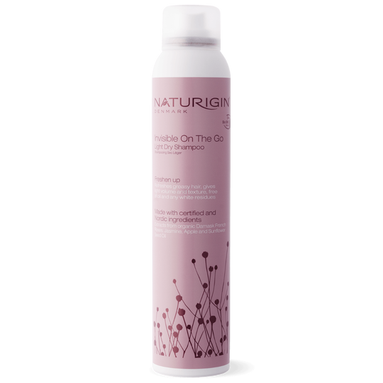 Sampon uscat pentru vitalizare si volum cu sustinere usoara Invisible On The Go, 200ml, Naturigin